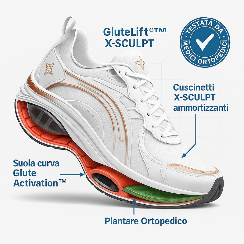 Scarpa ortopedica dimagrante - GluteLift X-SCULPT™