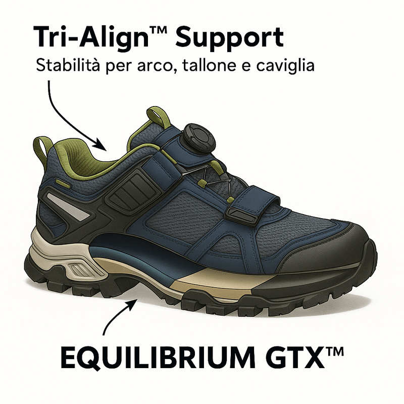 Scarpa da trekking ortopedica - Equilibrium GTX